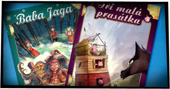 Nové pohádkové hry Tři malá prasátka a Baba Jaga