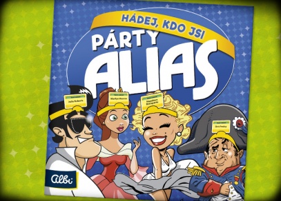 Párty Alias - Hádej, kdo jsi - uhodněte, kdo jste - párty hra od Albi