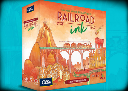 Railroad Ink - rodinná hra od Albi