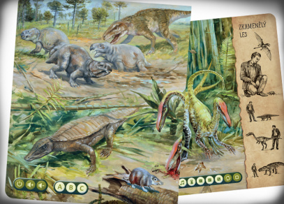 Kniha Dinosauři z edice Kouzelné čtení od Albi
