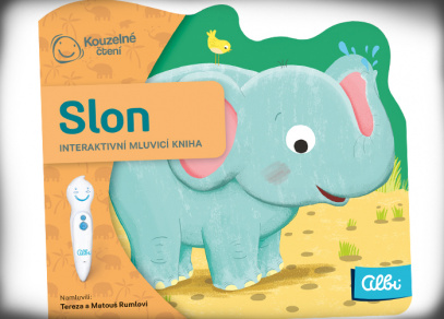 Minikniha Slon - Kouzelné čtení od Albi