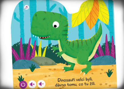 Minikniha Dinosaurus - Kouzelné čtení od Albi