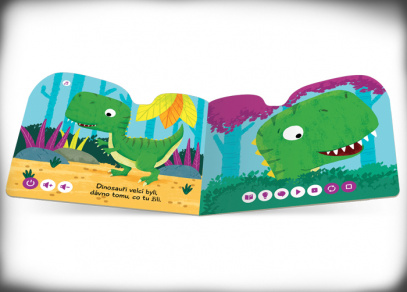 Minikniha Dinosaurus - Kouzelné čtení od Albi