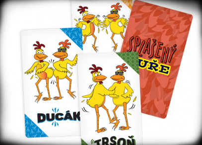 Splašený kuře - Splašený kuře - karetní hra od Albi
