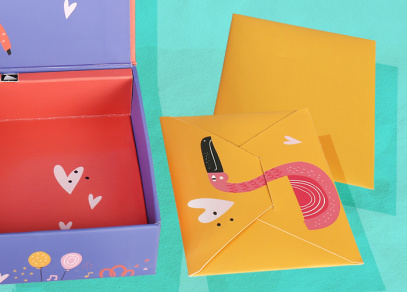 Hrací dárkové krabičky - Malá obálka pro vložení přání, peněz nebo dárkové karty