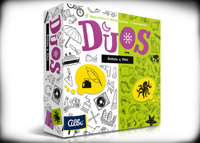 Duos - asociační rodinná hra od Albi