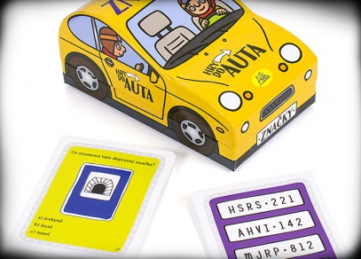 50 karet s dopravními značkami, se kterými lze hrát slovní hru